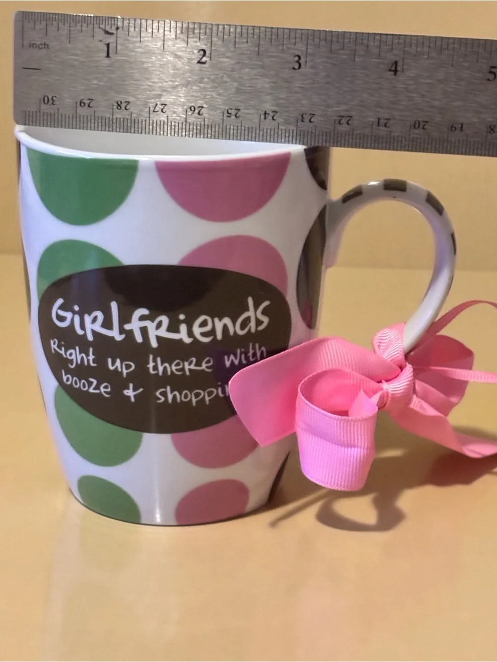 Pier 1 “GIRLFRIENDS” Porcelain Mug. GIFT IDEA.